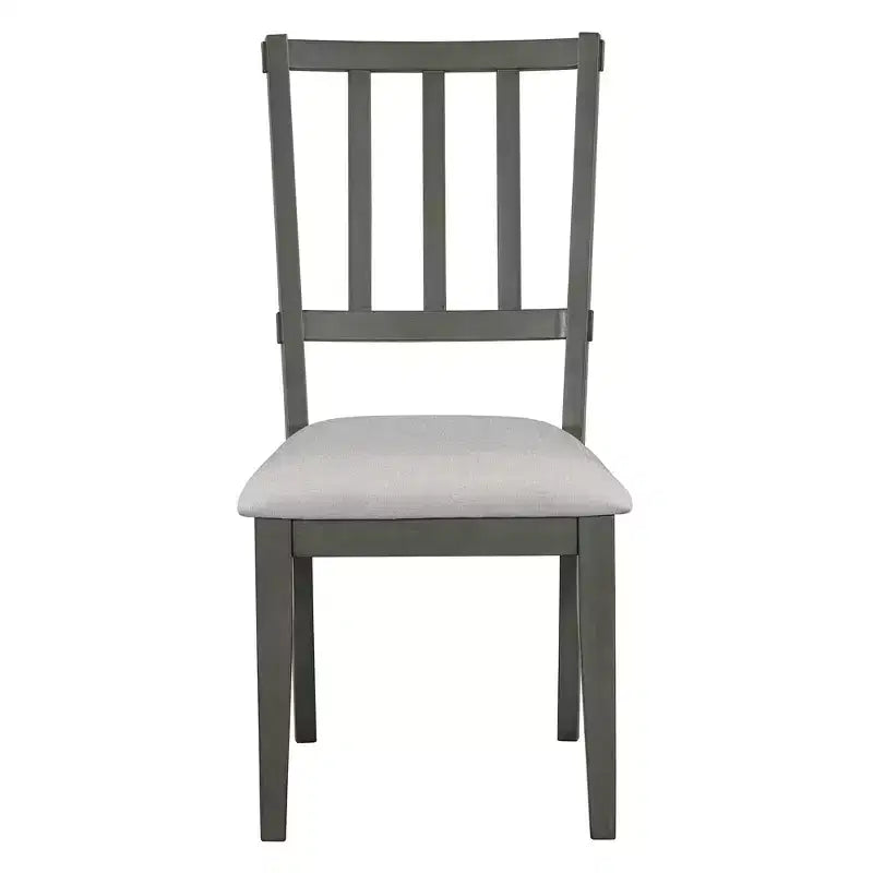 Set da pranzo rotondo da 5 pezzi stile rustico con 3 sedie imbottite e panca curva per sala da pranzo, cucina