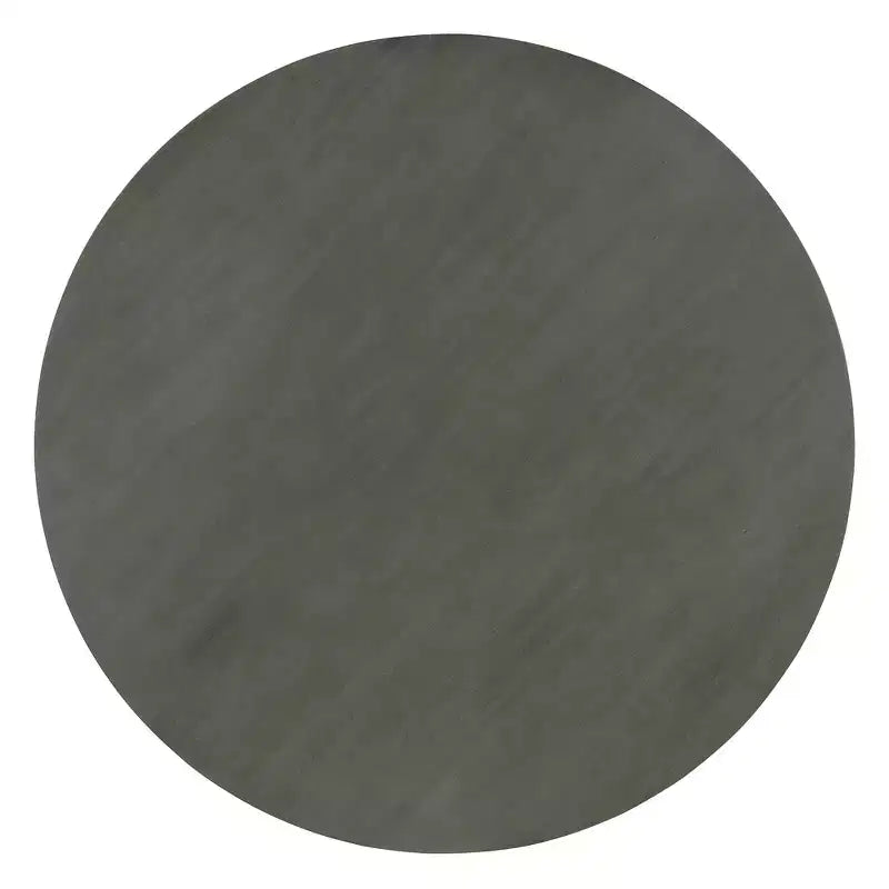 Set da pranzo rotondo da 5 pezzi stile rustico con 3 sedie imbottite e panca curva per sala da pranzo, cucina