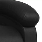 Poltrona Massaggiante Reclinabile Nera - Schienale e Poggiapiedi Regolabili per il Massimo Relax