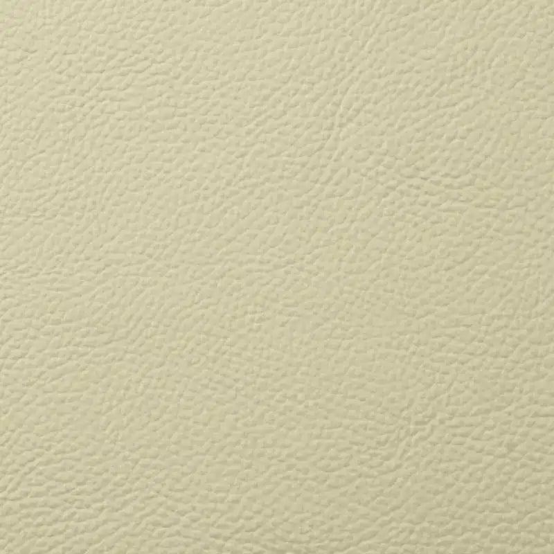 Poltrona reclinabile con schienale a orecchioni in vera pelle - Crema, reclinazione manuale senza massaggio