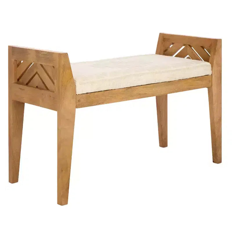 Panca in legno Hamburg - Beige/Naturale