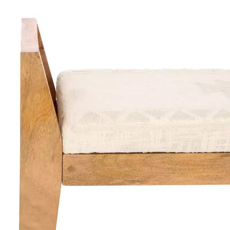 Panca in legno Hamburg - Beige/Naturale