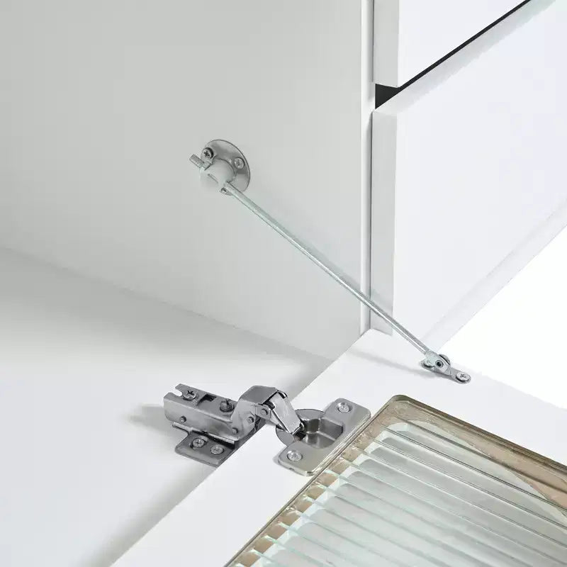 23.62 Tavolo da bistrò rotondo moderno in stile rustico con 2 sgabelli, piano in MDF rustico e base a piedistallo in metallo, tavolo alto da bar da 37.8 con poggiapiedi