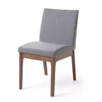 Set da pranzo Mid-Century Modern 5 pezzi con 4 sedie imbottite