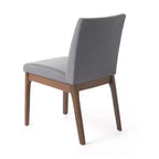 Set da pranzo Mid-Century Modern 5 pezzi con 4 sedie imbottite