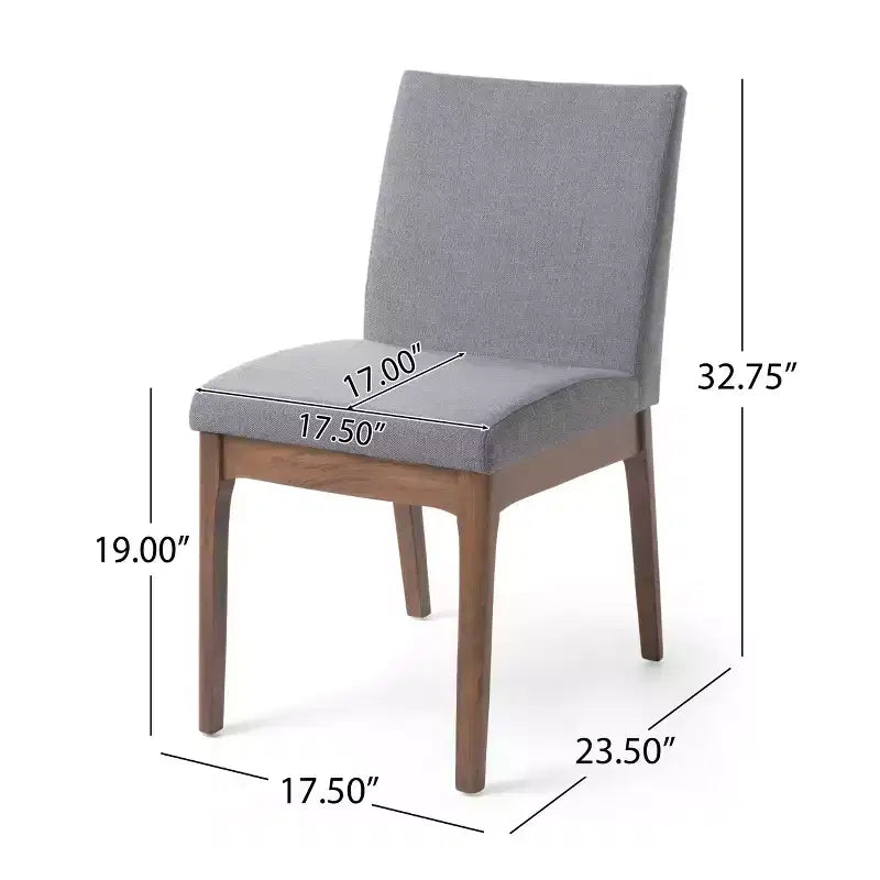 Set da pranzo Mid-Century Modern 5 pezzi con 4 sedie imbottite