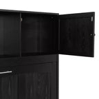 Letto a scomparsa full size con armadietti contenitori