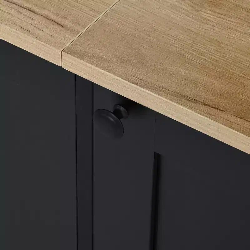 Mobile TV 91 Media Console, Unità a Parete Arcuata per Centro Intrattenimento, Mobile TV Stile Rustico con Libreria, Effetto Legno per TV fino a 70 Pollici