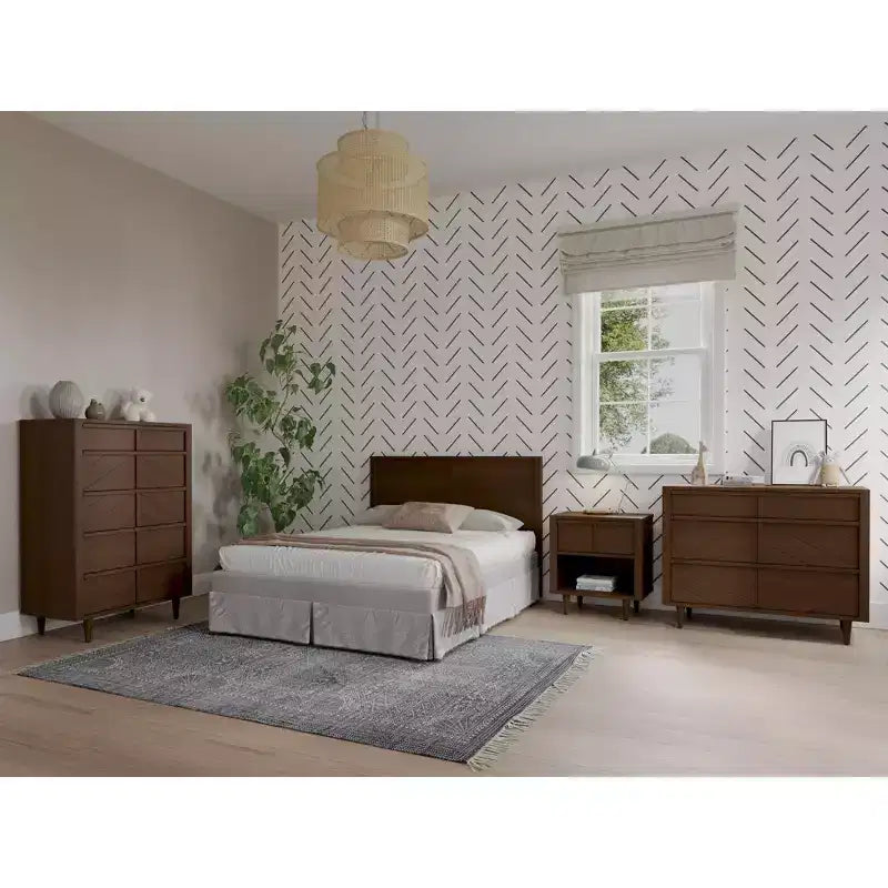 Comodino a 1 cassetto Surrey Hill per cameretta o camera da letto, ampio cassetto contenitore, realizzato in robusto legno di pino, atossico, finitura sicura per i bambini