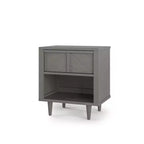 Comodino a 1 cassetto Surrey Hill per cameretta o camera da letto, ampio cassetto contenitore, realizzato in robusto legno di pino, atossico, finitura sicura per i bambini