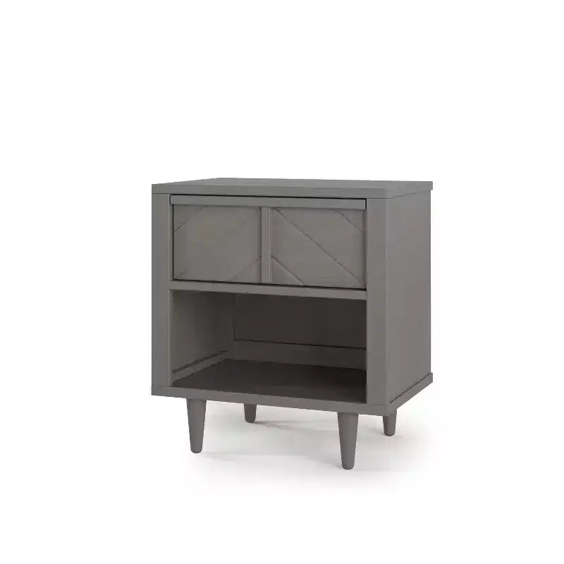 Comodino a 1 cassetto Surrey Hill per cameretta o camera da letto, ampio cassetto contenitore, realizzato in robusto legno di pino, atossico, finitura sicura per i bambini
