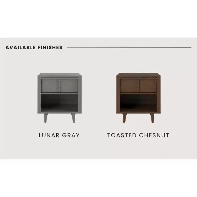 Comodino a 1 cassetto Surrey Hill per cameretta o camera da letto, ampio cassetto contenitore, realizzato in robusto legno di pino, atossico, finitura sicura per i bambini