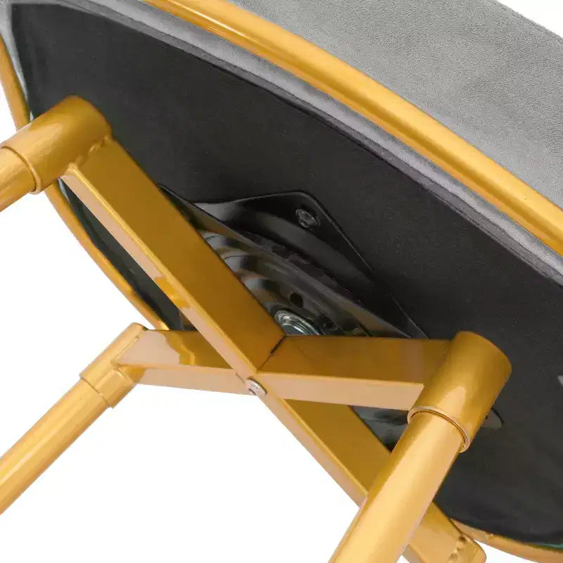 Sgabelli da bar girevoli da 80 cm, sgabelli da bar di lusso con base in metallo dorato e schienale intrecciato a mano, capacità 130 kg