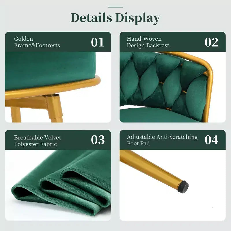 Sgabelli da bar girevoli da 80 cm, sgabelli da bar di lusso con base in metallo dorato e schienale intrecciato a mano, capacità 130 kg