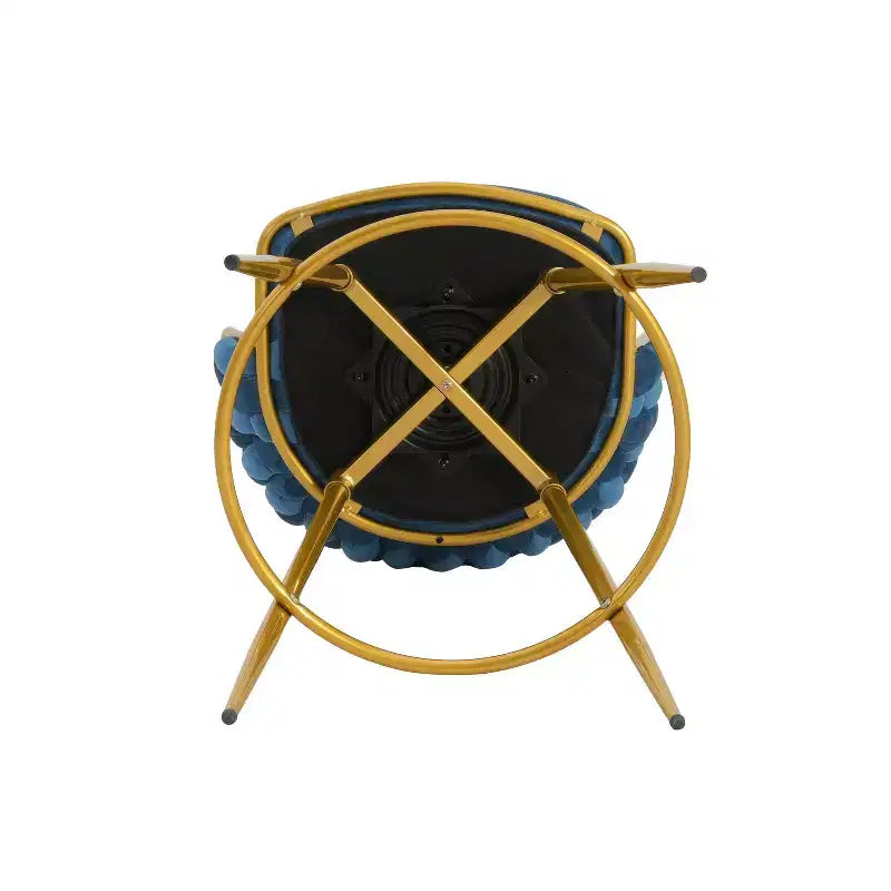 Sgabelli da bar girevoli da 80 cm, sgabelli da bar di lusso con base in metallo dorato e schienale intrecciato a mano, capacità 130 kg