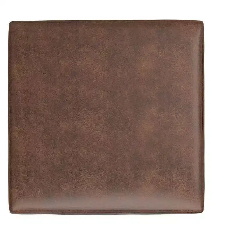 Tavolino/Pouf quadrato contemporaneo di transizione Pearl larghezza 38 pollici