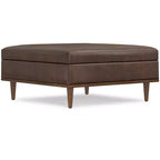 Tavolino/Pouf quadrato contemporaneo di transizione Pearl larghezza 38 pollici