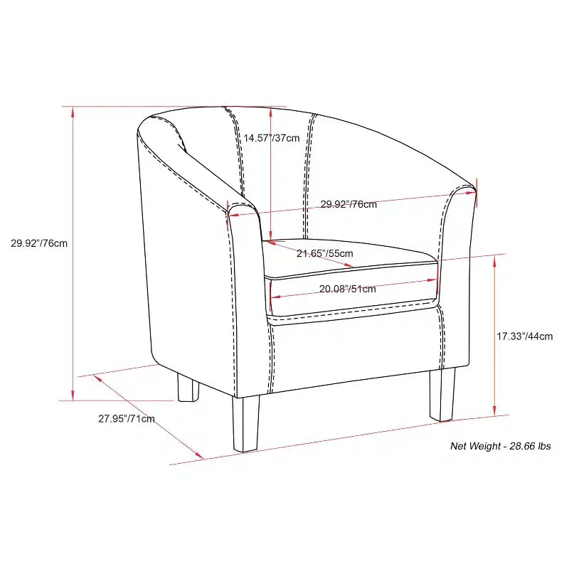 Poltrona 30 Parker Tub