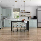 Diana X Sgabello da bagno con rotelle oro: elegante similpelle, struttura in metallo, forma rotonda