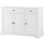 Mobile buffet credenza, mobile moderno da cucina con 2 cassetti e ripiani regolabili, mobile per angolo caffè per soggiorno