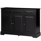 Mobile buffet credenza, mobile moderno da cucina con 2 cassetti e ripiani regolabili, mobile per angolo caffè per soggiorno